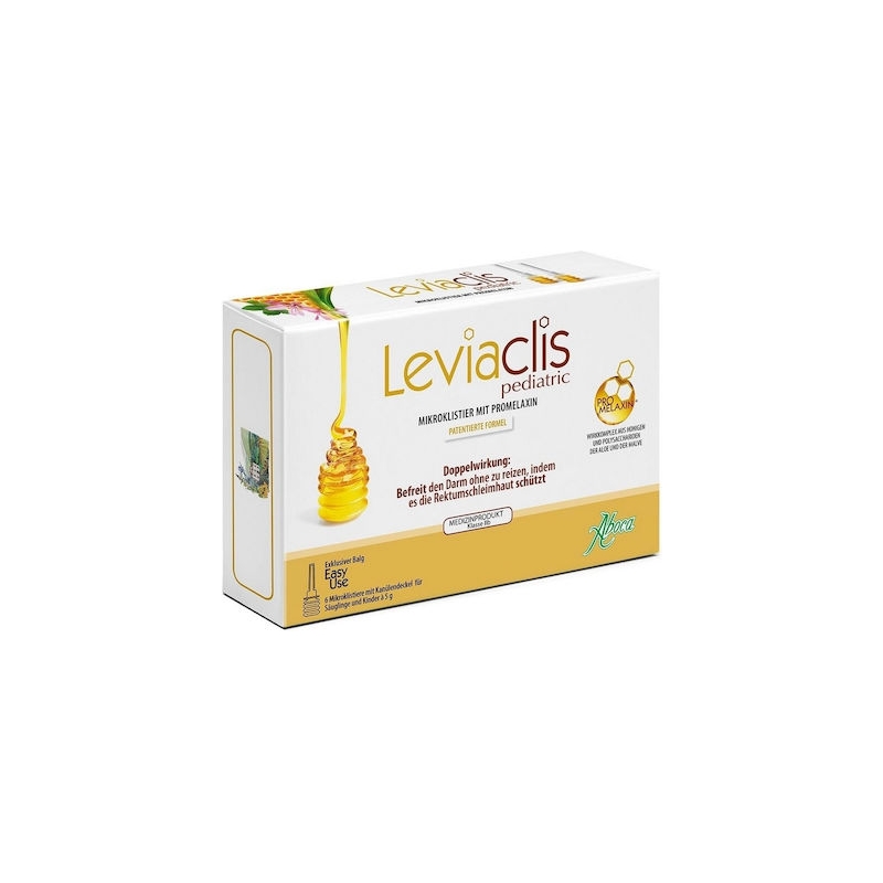 Aboca Leviaclis Pediatric Μικροκλύσμα 6x5g
