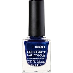 Korres Gel Effect Nail Colour with Sweet Almond Oil 87 Infinity Blue 11ml