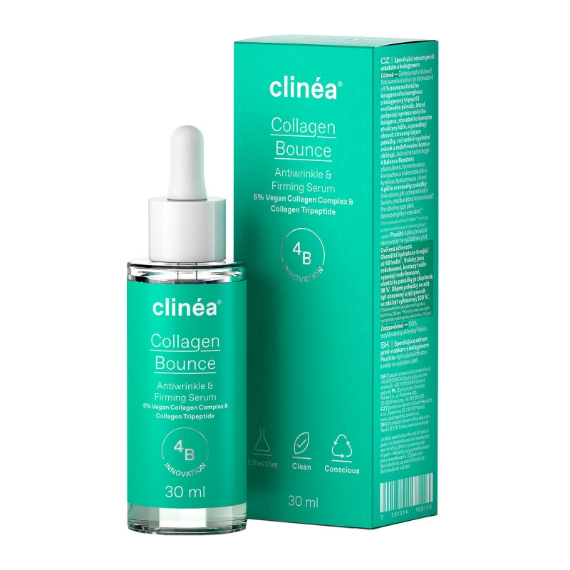 Clinea Collagen Bounce Αντιγηραντικό Serum Προσώπου με Κολλαγόνο για Σύσφιξη 30ml