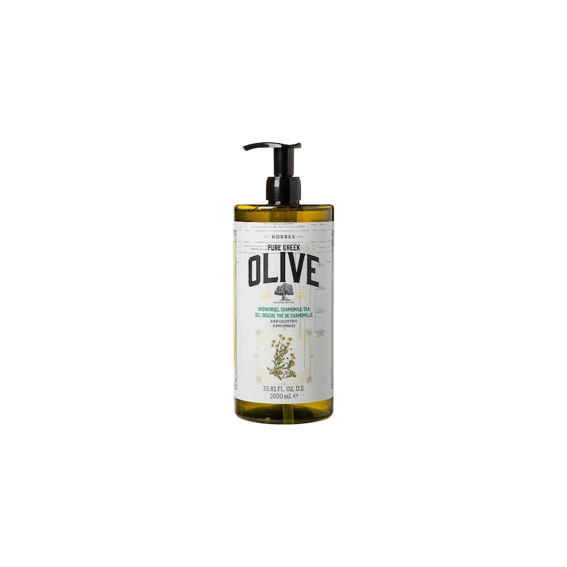 Korres Pure Greek Olive Αφρόλουτρο σε Gel Χαμομήλι 1000ml