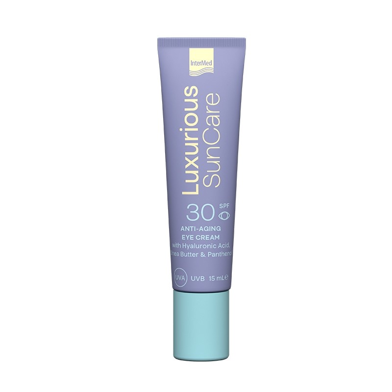 Intermed Luxurius Sun Care SPF 30 Ενυδατική & Αντιγηραντική Κρέμα Ματιών με Υαλουρονικό Οξύ 15ml Intermed Luxurius Sun Care SPF 30 Ενυδατική & Αντιγηραντική Κρέμα Ματιών με Υαλουρονικό Οξύ 15ml