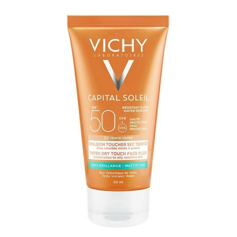 Vichy CAPITAL Αδιάβροχη Αντηλιακή Κρέμα Προσώπου SPF50 με Χρώμα 50ml Vichy CAPITAL Αδιάβροχη Αντηλιακή Κρέμα Προσώπου SPF50 με Χρώμα 50ml
