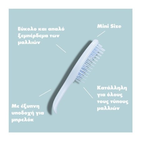 Tangle Teezer The Wet Detangler Mini Lavender Βούρτσα Μαλλιών για Ξεμπέρδεμα