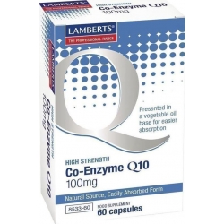 Lamberts Co-Enzyme Q10 100mg 60 μαλακές κάψουλες