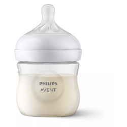 Philips AVENT Πλαστικό Μπιμπερό Natural Response Θηλή Σιλικόνης 125ml για 0+ μηνών