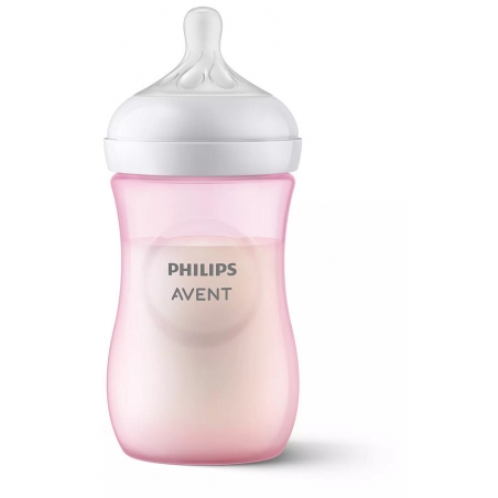 Philips AVENT Πλαστικό Μπιμπερό Natural Response Θηλή Σιλικόνης 260ml για 1+ μηνών SCY903/11