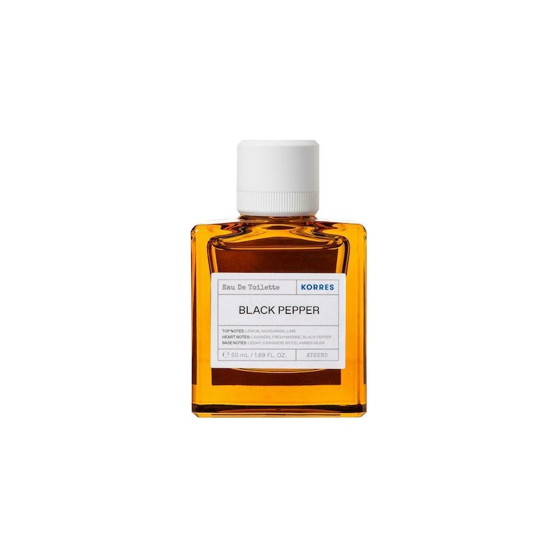 Korres Black Pepper Eau de Toilette 50ml Korres Black Pepper Eau de Toilette 50ml