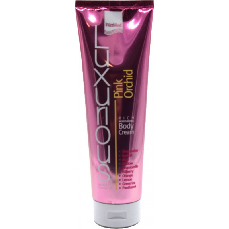 Intermed Luxurious Rich Moisturizing Body Cream Pink Orchid 280ml