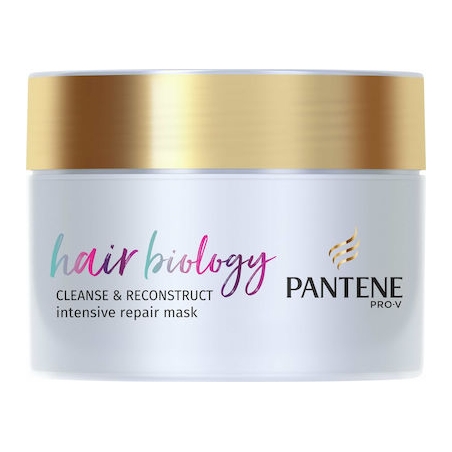 Pantene Μάσκα Μαλλιών Pro V Hair Biology Cleanse & Reconstruct για Λιπαρότητα 160ml