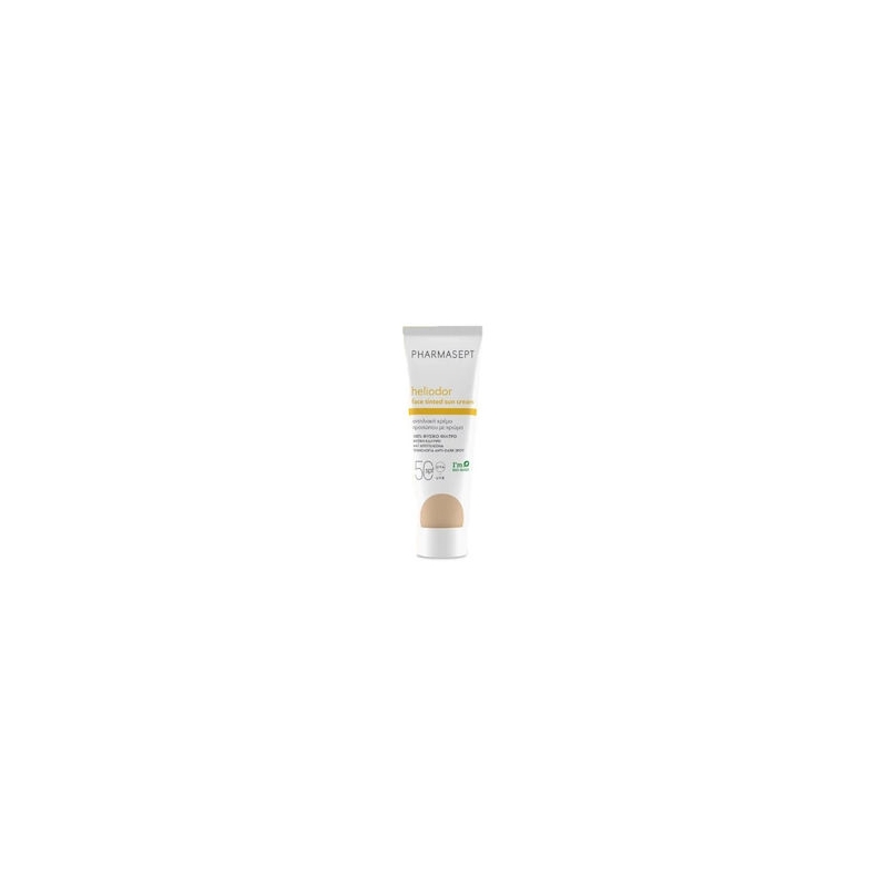 Pharmasept Heliodor Αντηλιακή Κρέμα Προσώπου SPF50 με Χρώμα 50ml
