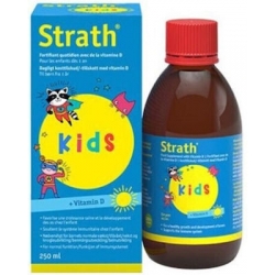 Bio Strath KIDS + Vitamin D Συμπλήρωμα για την Ενίσχυση του Ανοσοποιητικού 250ml.