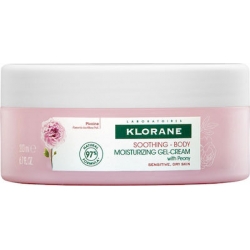 Klorane Peony Soothing Body Moisturizing Gel-Cream 200ml
