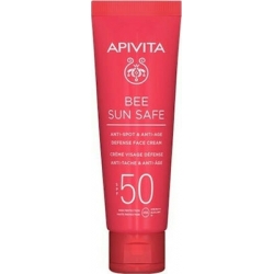 Apivita Bee Sun Safe Anti-Spot & Anti-Age Αδιαβροχη Αντηλιακη Κρεμα Προσώπου SPF50 50ml