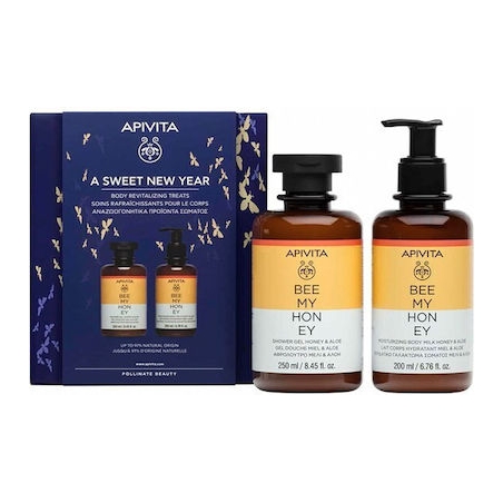 Apivita Promo Bee My Honey Shower Gel Honey & Aloe 250ml & Body Milk 200ml