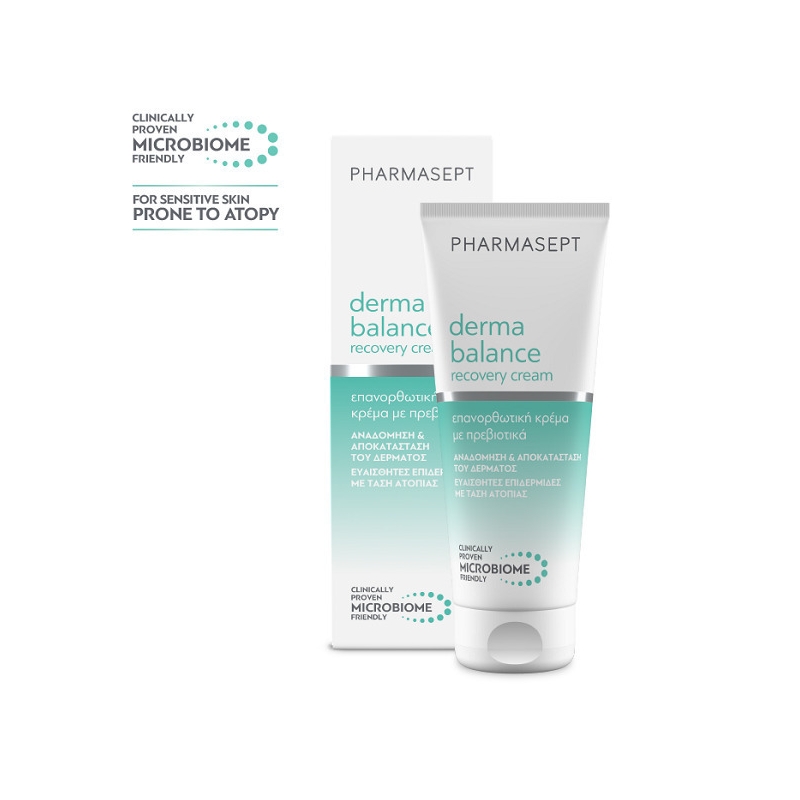 Pharmasept Derma Balance Recovery Cream Επανορθωτική Κρέμα Προσώπου με Πρεβιοτικά, 100ml