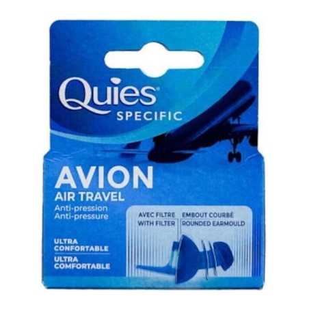 Quest Air Travel Ωτοασπίδες σε Μπλε Χρώμα 2τμχ