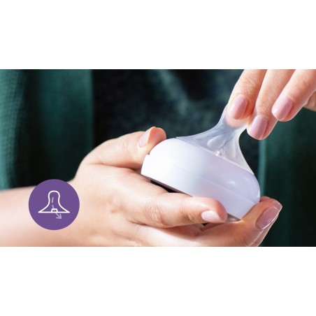 Philips AVENT Natural Response Θηλές από Σιλικόνη για παχύρευστη τροφή για 6+ μηνών 2τμχ SCY966/02
