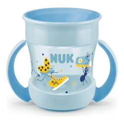 Nuk Παιδικό Ποτηράκι "Mini Magic" από Πλαστικό 6 μηνών σε Μπλε χρώμα 160ml