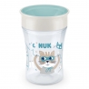 Nuk Magic Cup με Καπάκι 8m+ Τιρκουάζ με Γάτα 230ml