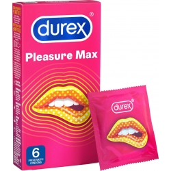 Durex PleasureMax 6 τεμ