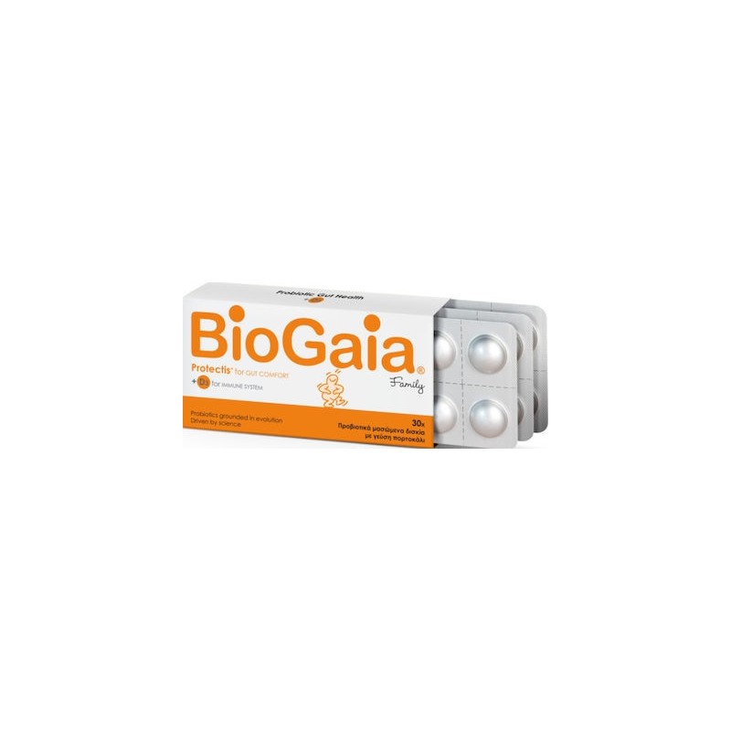 BioGaia Protectis + D3 Family, 30chew.tabs BioGaia Protectis + D3 Family, 30chew.tabs