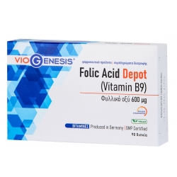 Viogenesis Folic Acid Depot 600μg 90 ταμπλέτες