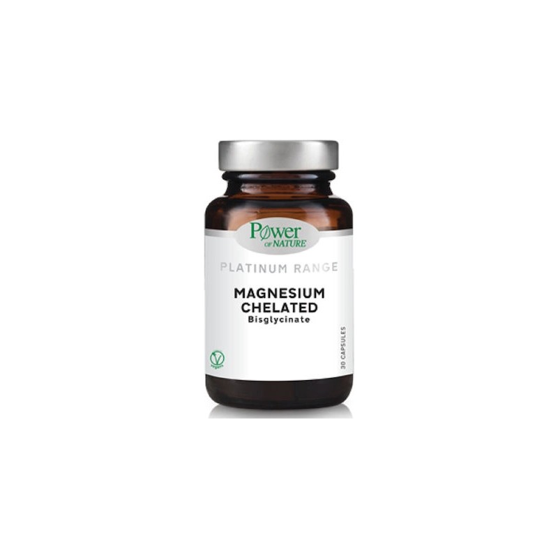 Power Of Nature Platinum Range Magnesium Chelated 30 κάψουλες Power Of Nature Platinum Range Magnesium Chelated 30 κάψουλες
