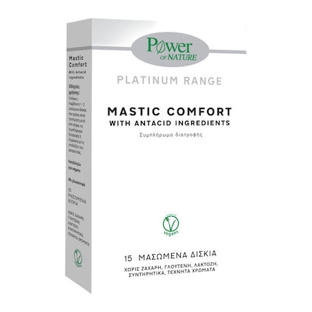 Power Health Platinum Range Mastic Comfort 15chew tabs
