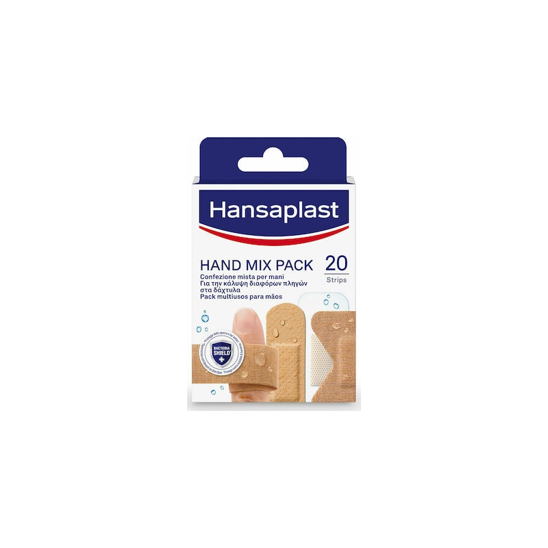 Hansaplast Αυτοκόλλητα Επιθέματα Hand Mix Pack 20τμχ