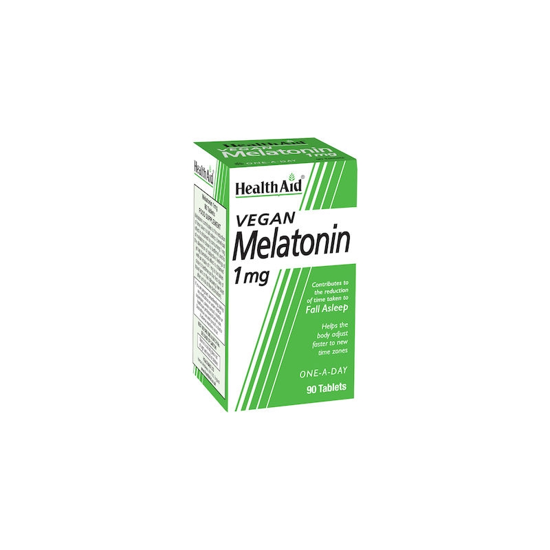 HEALTH AID Vegan Melatonin 1mg 90tabs