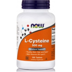 Now Foods L-Cysteine 500mg 100 ταμπλέτες