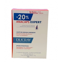 Ducray Anacaps Expert 30 Κάψουλες - Συμπλήρωμα Διατροφής Για Την Χρόνια Τριχόπτωση