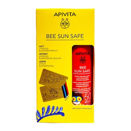 Apivita Αδιάβροχο Παιδικό Αντηλιακό Γαλάκτωμα Bee Sun Safe SPF50 200ml