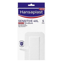 Hansaplast Aδιάβροχα και Αποστειρωμένα Αυτοκόλλητα Επιθέματα Sensitive Sterile 4XL 5τμχ