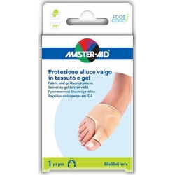 Master Aid Foot Care Προστατευτικό Βλαισού Μεγάλου Δαχτύλου από Ύφασμα και Τζελ 1τμχ.