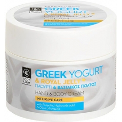 Bodyfarm Greek Yogurt & Royal Jelly Hand & Body Cream Pot 200ml