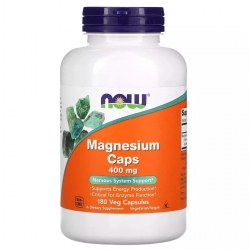 Now Foods Magnesium 400mg 180 φυτικές κάψουλες