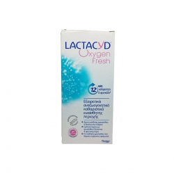 Lactacyd Oxygen Fresh Gel Καθαρισμού για την Ευαίσθητη Περιοχή 200mL