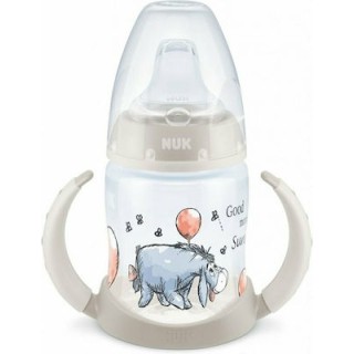 Nuk Εκπαιδευτικό Μπιμπερό με Λαβές First Choice+ Disney Winnie the Pooh 6m+ Grey 150ml