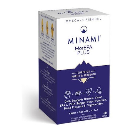 Minami MorEPA Plus Ιχθυέλαιο 60 μαλακές κάψουλες