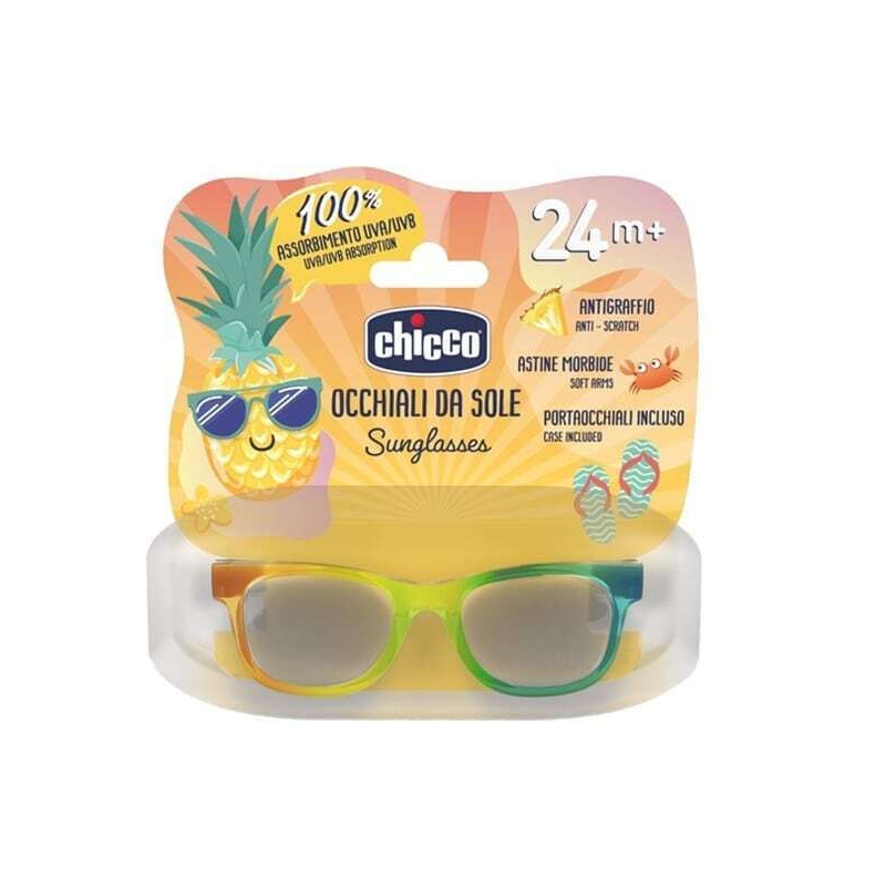 Chicco Παιδικά Γυαλιά Ηλίου Trasparent Κίτρινοπράσινο 24m+