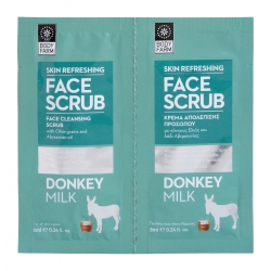 Bodyfarm Donkey Milk Face Cleansing Scrub 2x8mL