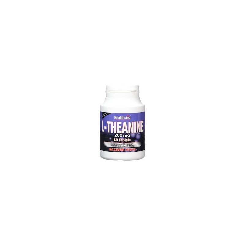 Health Aid L-Theanine 200mg 60 ταμπλέτες Health Aid L-Theanine 200mg 60 ταμπλέτες