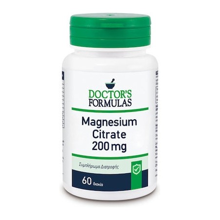 Doctor's Formulas Magnesium Citrate 200mg 60 ταμπλέτες