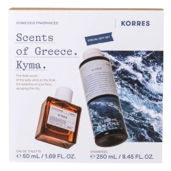 Korres Scents of Greece Kyma Πακέτο Περιποίησης Σώματος Eau de Toilette 50ml & Shower Gel 250ml
