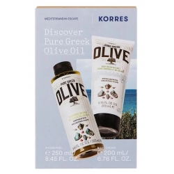 Korres Discover Pure Greek Olive Oil Set Showergel 250 ml & Body cream 200 ml
