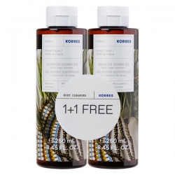 Korres Renewing Shower Gel Forest Cedar Αφρόλουτρο Κέδρος 2x250ml