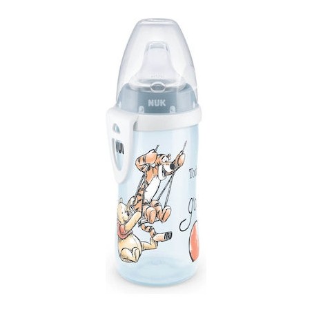 Nuk First Choice Παγουράκι Active Cup 12m+ Σιλικόνης Winnie the Pooh 300ml μπλε