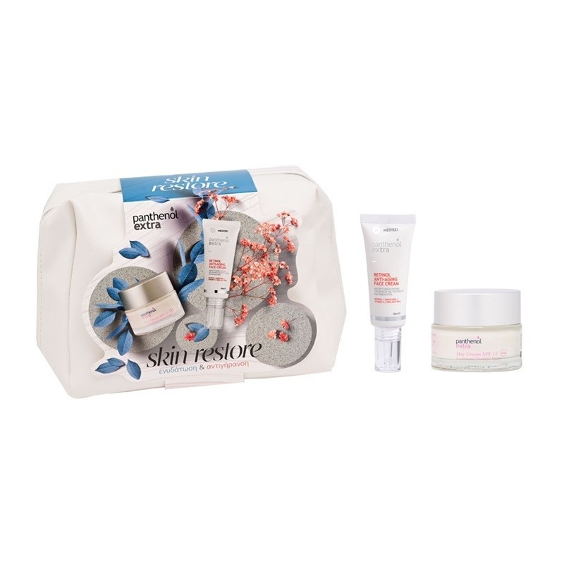 Panthenol Extra Promo Skin Restore Ενυδατική Κρέμα Ημέρας Spf15 50ml & Αντιρυτιδική Κρέμα Προσώπου Ρετινόλη 30ml Panthenol Extra Promo Skin Restore Ενυδατική Κρέμα Ημέρας Spf15 50ml & Αντιρυτιδική Κρέμα Προσώπου Ρετινόλη 30ml