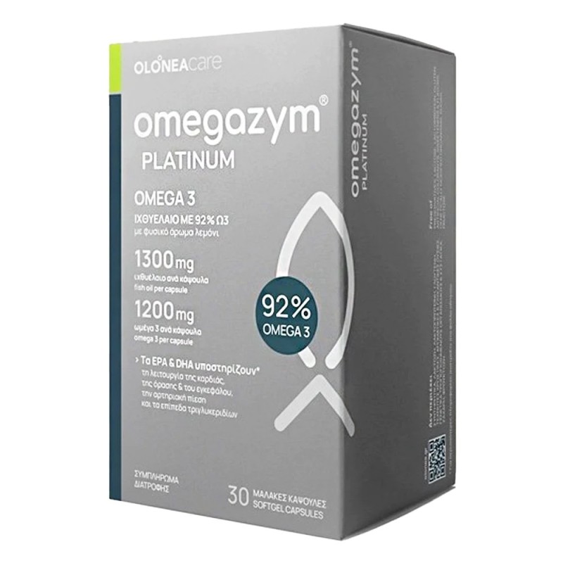 Olonea Omegazym Platinum 30κάψουλες Olonea Omegazym Platinum 30κάψουλες